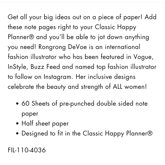 MAMBI Happy Planner Rongrong Notebook Bundle - Picture 16 of 16